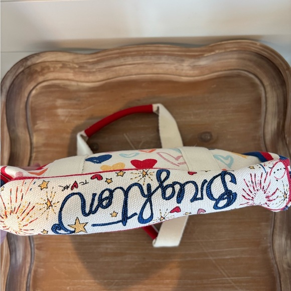 Brighton Red White And You Mini Tote NWOT - Picture 6 of 6